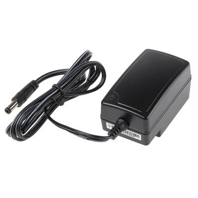 MEAN WELL 12W Plug-In AC/DC Adapter 12V dc Output, 1A Output