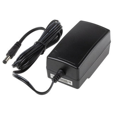 MEAN WELL 18W Plug-In AC/DC Adapter 18V dc Output, 1A Output