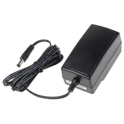 MEAN WELL 24W Plug-In AC/DC Adapter 15V dc Output, 1.6A Output