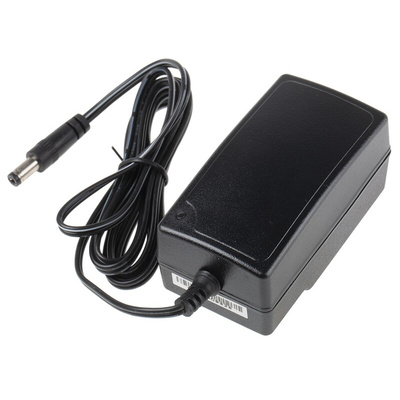MEAN WELL 24W Plug-In AC/DC Adapter 48V dc Output, 500mA Output