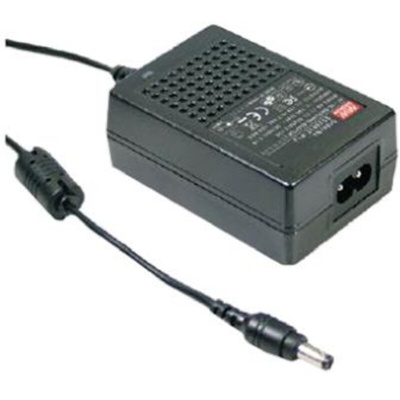 MEAN WELL Power Brick AC/DC Adapter 24V dc Output, 1.04A Output