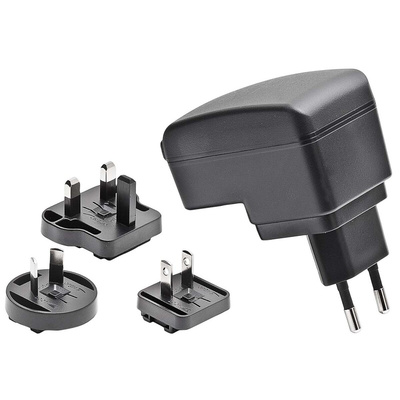 Mascot 15W Plug-In AC/DC Adapter 12V dc Output, 1.25A Output