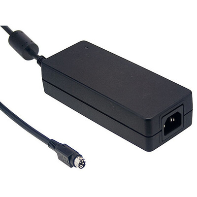 MEAN WELL 102W Power Brick AC/DC Adapter 12V dc Output, 8.5A Output