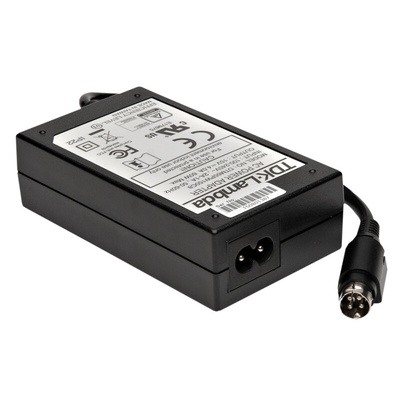TDK-Lambda 65W Power Brick AC/DC Adapter 12V dc Output, 5A Output