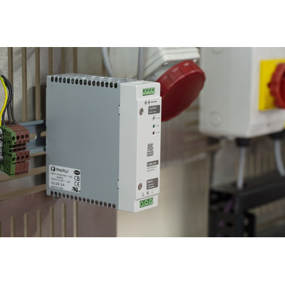RS PRO Switch Mode DIN Rail Power Supply, 230V ac, 24V dc dc Output, 5A Output, 120W