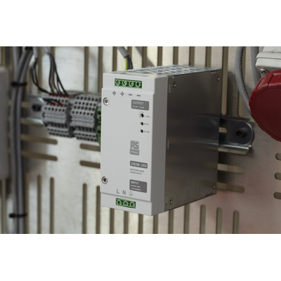 RS PRO Switch Mode DIN Rail Power Supply, 230V ac, 24V dc dc Output, 10A Output, 240W