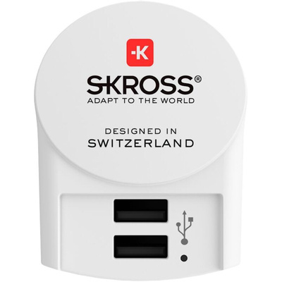 SKROSS 12W Plug-In AC/DC Adapter 5V dc Output, 2.4A Output
