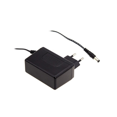 MEAN WELL 49.5W Plug-In AC/DC Adapter 9V dc Output, 5.5A Output