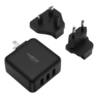 Ansmann 15W Plug-In AC/DC Adapter 5V dc Output, 3A Output