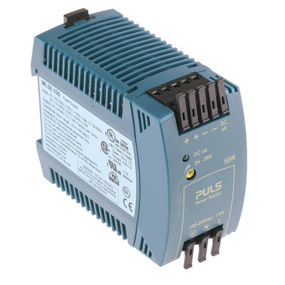 PULS MiniLine MLY Switch Mode DIN Rail Power Supply, 100 → 240V ac ac, dc Input, 24V dc dc Output, 2.1A Output,