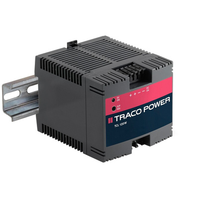 TRACOPOWER TCL Switch Mode DIN Rail Power Supply, 85 → 264V ac ac, dc Input, 24V dc dc Output, 5A Output, 120W