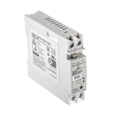 Omron S8VS Switch Mode DIN Rail Power Supply, 85 → 264V ac ac Input, 24V dc dc Output, 650mA Output, 15W