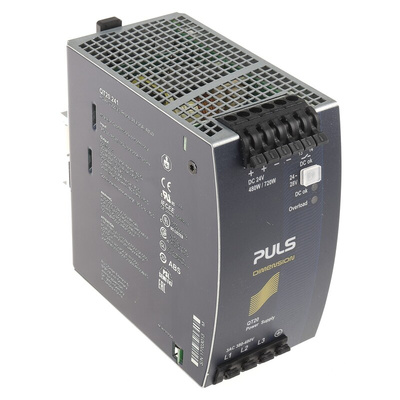 PULS DIMENSION Q Switch Mode DIN Rail Power Supply, 380 → 480V ac ac Input, 24V dc dc Output, 20A Output, 480W