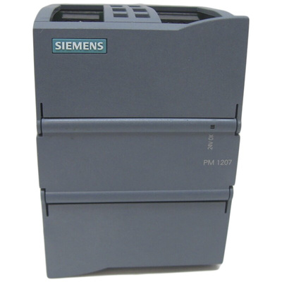 Siemens SIMATIC S7-1200 Switch Mode DIN Rail Power Supply, 85 → 132V ac ac Input, 24V dc dc Output, 2.5A Output,