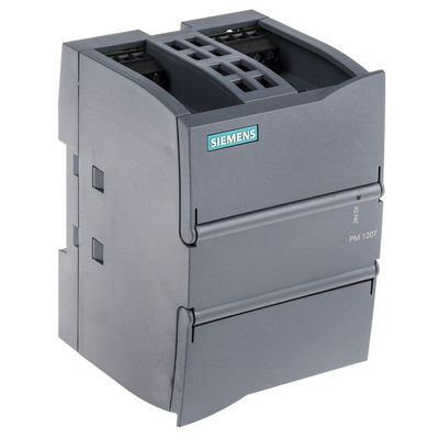 Siemens SIMATIC S7-1200 Switch Mode DIN Rail Power Supply, 85 → 132V ac ac Input, 24V dc dc Output, 2.5A Output,