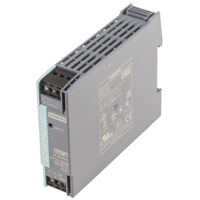 Siemens SITOP PSU100C Switch Mode DIN Rail Power Supply, 85 → 264V ac ac, dc Input, 24V dc dc Output, 600mA
