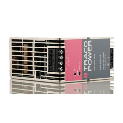 TRACOPOWER TSPC Switch Mode DIN Rail Power Supply, 85 → 264V ac ac Input, 24V dc dc Output, 10A Output, 240W