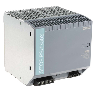 Siemens SITOP PSU300S Switch Mode DIN Rail Power Supply, 340 → 550V ac ac Input, 24V dc dc Output, 40A Output,