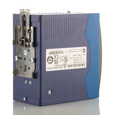 Chinfa DRAN120 Switch Mode DIN Rail Power Supply, 90 → 264V ac ac Input, 24V dc dc Output, 5A Output, 120W