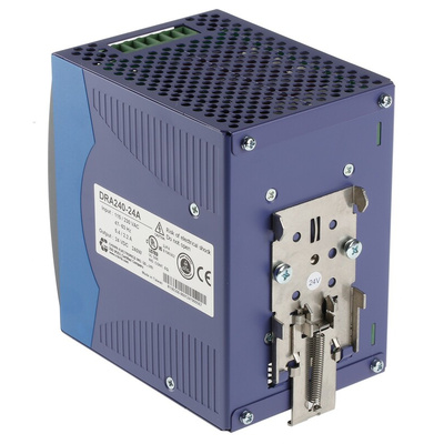 Chinfa DRA240 Switch Mode DIN Rail Power Supply, 90 → 264V ac ac Input, 24V dc dc Output, 10A Output, 240W
