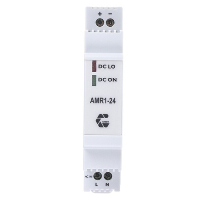 Chinfa AMR1 Switch Mode DIN Rail Power Supply, 230V ac ac Input, 24V dc dc Output, 420mA Output, 10W