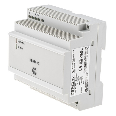 Chinfa Battery Charger DIN Rail Power Supply, 90 → 264V ac ac Input, 13.6V dc dc Output, 4.5A Output, 61W