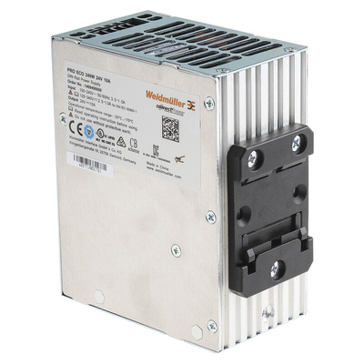Weidmuller PRO ECO DIN Rail Power Supply, 85 → 264V ac ac, dc Input, 24V dc dc Output, 10A Output, 240W
