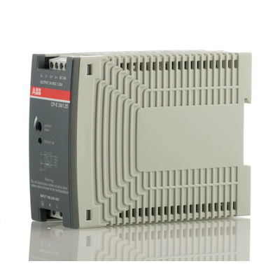 ABB CP-E Switch Mode DIN Rail Power Supply, 85 → 264V ac ac, dc Input, 24V dc dc Output, 1.25A Output, 30W