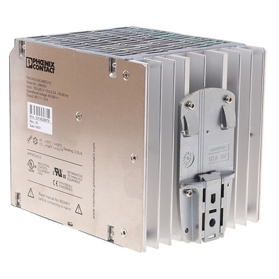 Phoenix Contact TRIO-PS/1AC/48DC/10 Switch Mode DIN Rail Power Supply, 85 → 264V ac ac Input, 48V dc dc Output,
