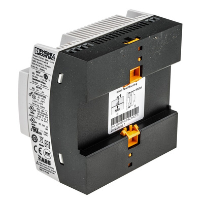 Phoenix Contact STEP-PS/1AC/24DC/4 Switch Mode DIN Rail Power Supply, 85 → 264V ac ac Input, 24V dc dc Output,