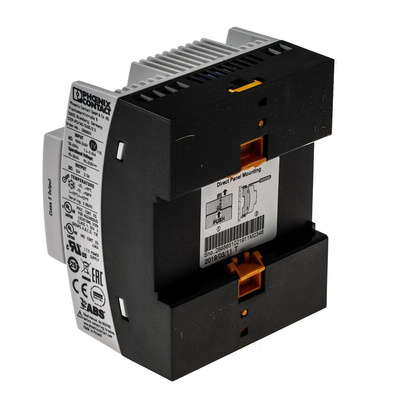 Phoenix Contact STEP-PS/1AC/24DC/2.5 Switch Mode DIN Rail Power Supply, 85 → 264V ac ac Input, 24V dc dc Output,