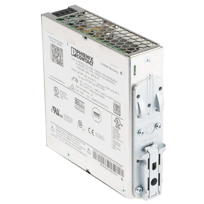 Phoenix Contact QUINT4-PS/3AC/24DC/5 Switch Mode DIN Rail Power Supply, 400V ac ac Input, 24V dc dc Output, 5A Output,