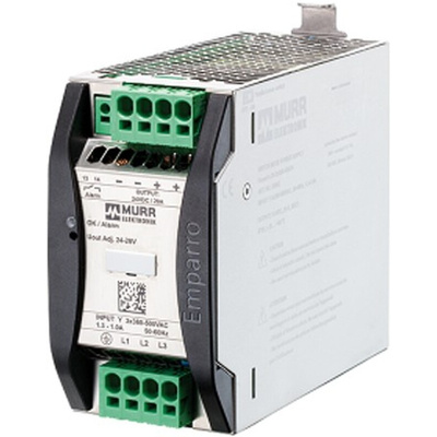 Murrelektronik Limited EMPARRO Switch Mode DIN Rail Power Supply, 400V ac, 24V dc dc Output, 20A Output, 480W