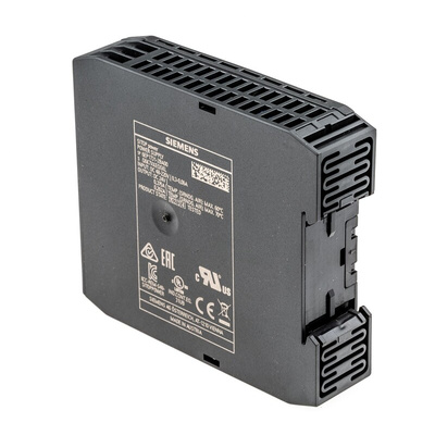 Siemens SITOP POWER Switch Mode DIN Rail Power Supply, 30 → 187V ac ac, dc Input, 24V dc dc Output, 370mA