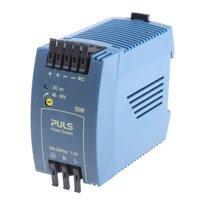 PULS MiniLine MLY Switch Mode DIN Rail Power Supply, 100 → 240V ac ac, dc Input, 48V dc dc Output, 1.05A Output,