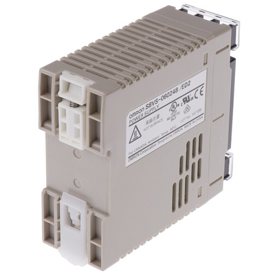 Omron S8VS Switch Mode DIN Rail Power Supply, 85 → 264V ac ac Input, 24V dc dc Output, 2.5A Output, 60W