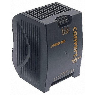 BEL POWER SOLUTIONS INC LWR Switch Mode DIN Rail Power Supply, 85 → 264V ac ac, dc Input, 24V dc dc Output, 5A