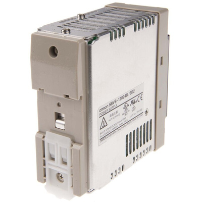 Omron S8VS Switch Mode DIN Rail Power Supply, 85 → 264V ac ac Input, 24V dc dc Output, 5A Output, 120W