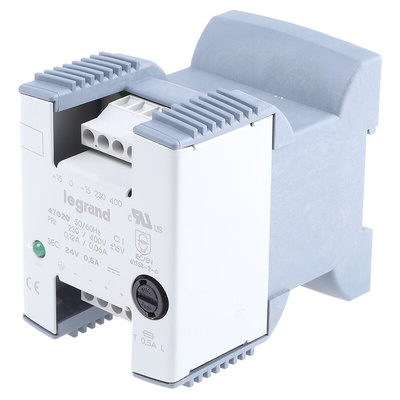 Legrand Linear DIN Rail Power Supply, 230V ac ac Input, 24V dc dc Output, 500mA Output, 12W