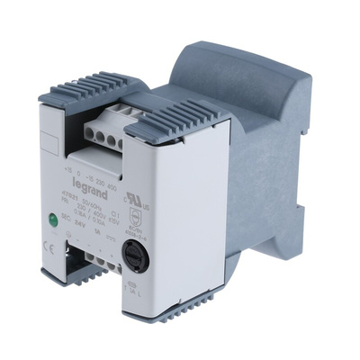 Legrand Linear DIN Rail Power Supply, 230V ac ac Input, 24V dc dc Output, 1A Output, 24W