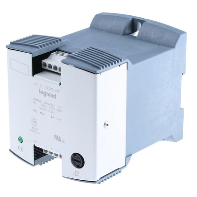Legrand Linear DIN Rail Power Supply, 12V dc, 5A Output, 60W