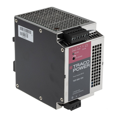 TRACOPOWER TSP Switch Mode DIN Rail Power Supply, 85 → 264V ac ac Input, 24V dc dc Output, 15A Output, 360W