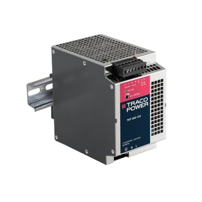TRACOPOWER TSP Switch Mode DIN Rail Power Supply, 85 → 264V ac ac Input, 24V dc dc Output, 15A Output, 360W