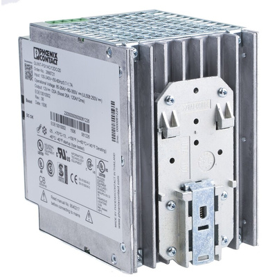 Phoenix Contact QUINT-PS/1AC/12DC/20 Switch Mode DIN Rail Power Supply, 85 → 264V ac ac Input, 12V dc dc Output,