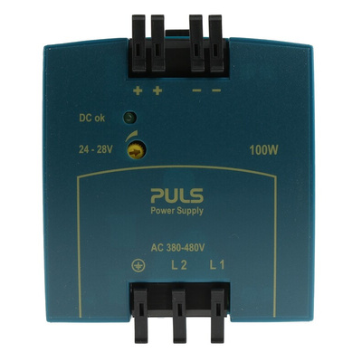 PULS MiniLine MLY Switch Mode DIN Rail Power Supply, 380 → 480V ac ac Input, 24V dc dc Output, 4.2A Output, 100W