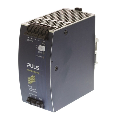 PULS DIMENSION Q Switch Mode DIN Rail Power Supply, 100 → 240V ac ac, dc Input, 24V dc dc Output, 8A Output, 192W