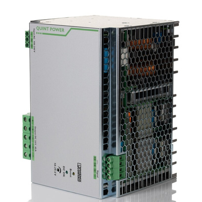 Phoenix Contact QUINT-PS/1AC/24DC/40 Switch Mode DIN Rail Power Supply, 85 → 264V ac ac, dc Input, 24V dc dc