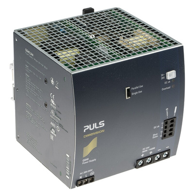 PULS DIMENSION Q Switch Mode DIN Rail Power Supply, 200 → 240V ac ac Input, 24V dc dc Output, 40A Output, 960W