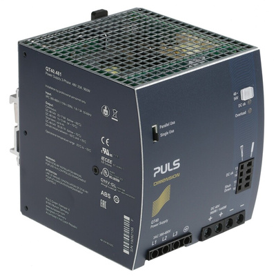 PULS DIMENSION Q Switch Mode DIN Rail Power Supply, 323 → 576 V ac, 450 → 800 V dc, 48V dc, 20A Output,