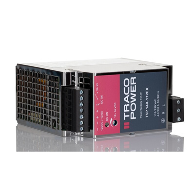 TRACOPOWER TSP Switch Mode DIN Rail Power Supply, 85 → 264V ac ac Input, 12V dc dc Output, 12A Output, 144W